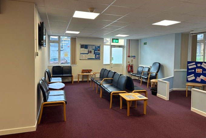 Waiting Room at Plymouth Community Dental Services